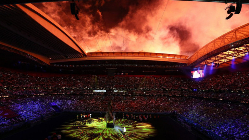Ceremonia de deschidere a Campionatului Mondial de fotbal 2022 din Qatar. Foto: Profimedia