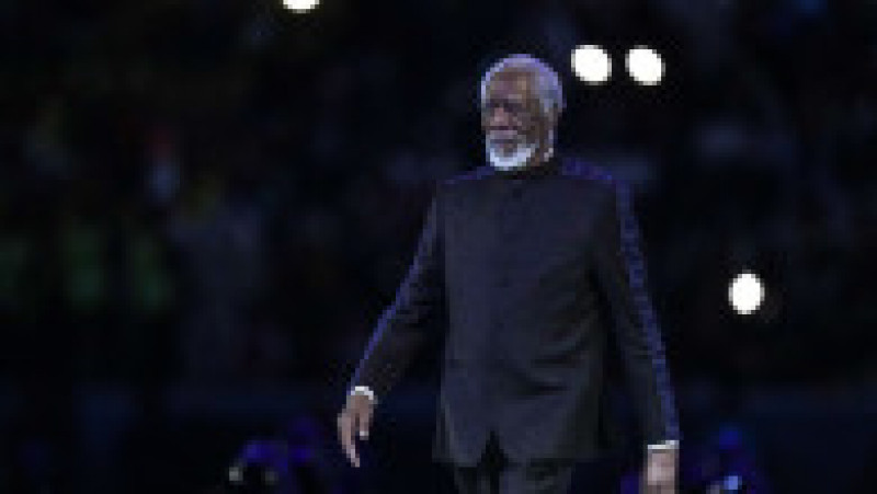 Morgan Freeman se confruntă cu un val de critici după participarea la ceremonia de deschidere a Cupei Mondiale 2022 din Qatar FOTO: Profimedia Images | Poza 4 din 12