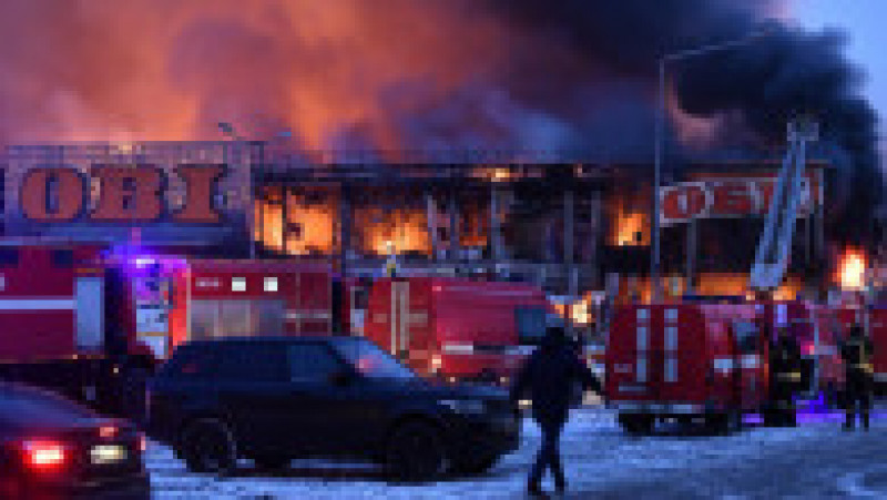Incendiu de proporții în apropiere de Moscova, autoritățile suspectează un "act criminal". FOTO: Profimedia Images | Poza 6 din 6
