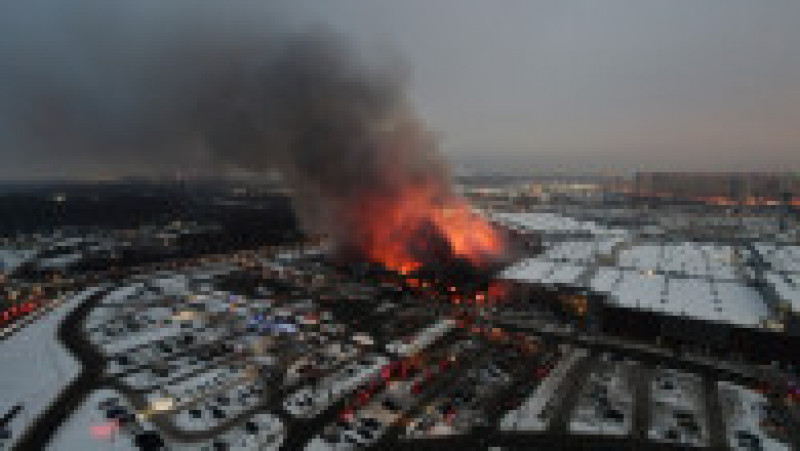 Incendiu de proporții în apropiere de Moscova, autoritățile suspectează un "act criminal". FOTO: Profimedia Images | Poza 3 din 6