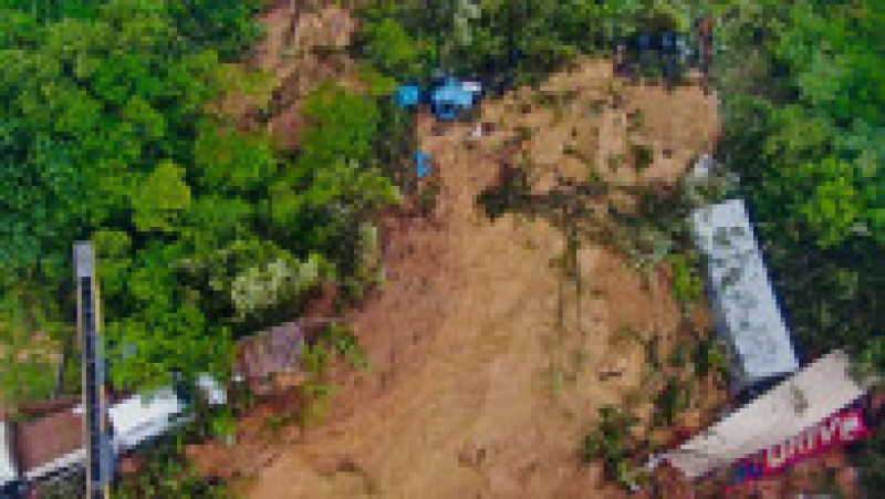 O alunecare de teren uriașă a distrus o autostradă din Brazilia. Foto: Profimedia Images | Poza 1 din 7