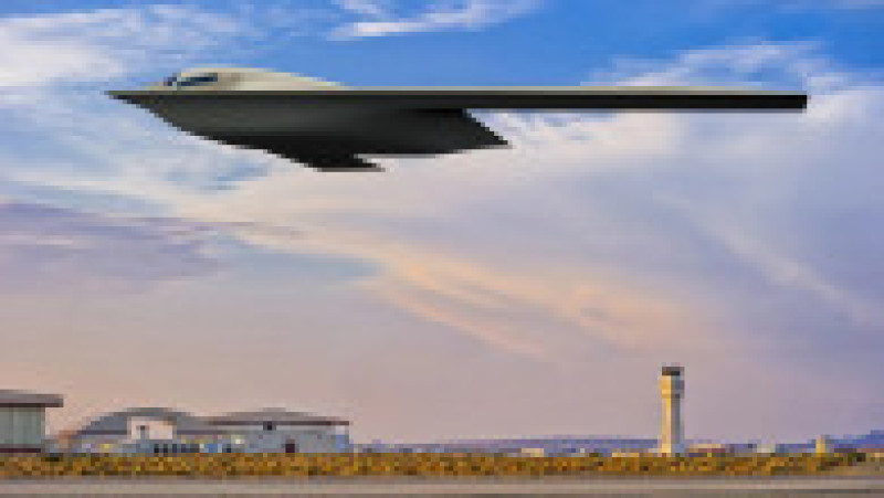 Ilustrație cu noul avion B-21. Foto: Northrop Grumman | Poza 5 din 5