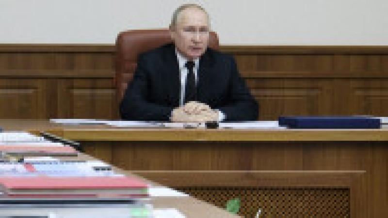 Vladimir Putin s-a întâlnit cu generalii lui. FOTO: Profimedia Images | Poza 3 din 7