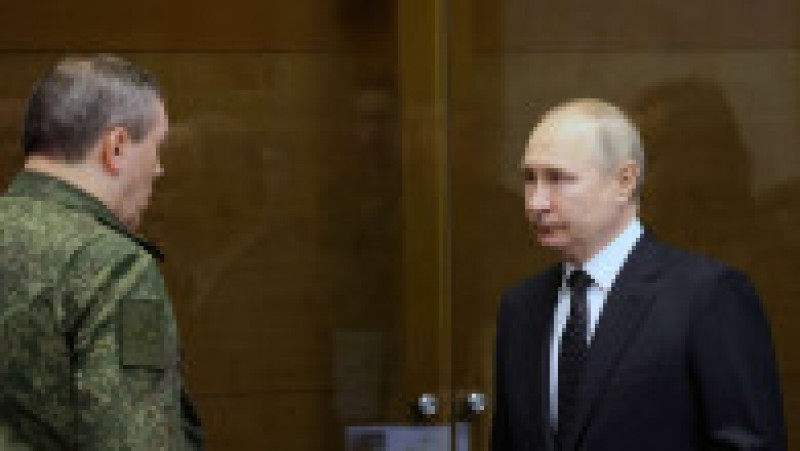 Vladimir Putin s-a întâlnit cu generalii lui. FOTO: Profimedia Images | Poza 2 din 7