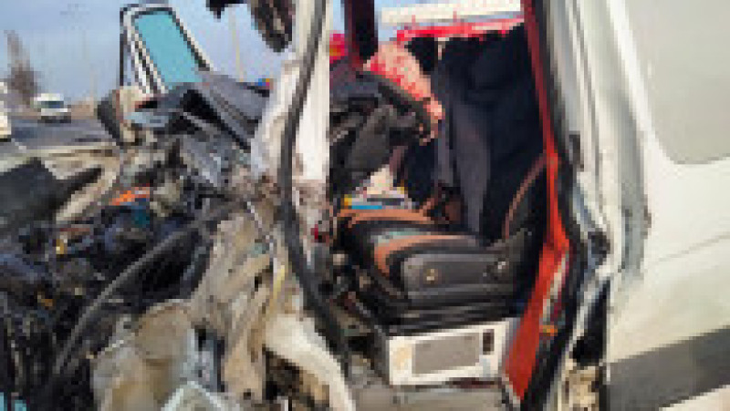 Accidentul a avut loc într-o intersecție. Sursa foto: IPJ Galați | Poza 4 din 6