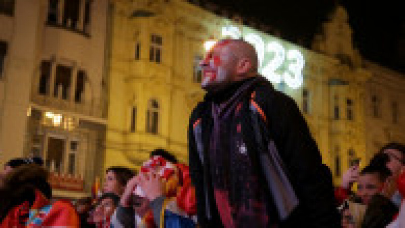 Bucurie fără margini pe străzile din Zagreb. Cum au sărbătorit croații media de bronz la Cupa Mondială. FOTO: Profimedia Images | Poza 7 din 12