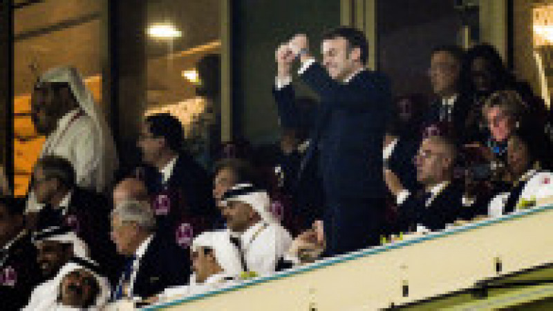 Cum a trăit Macron în tribună finala Campionatului Mondial de Fotbal. Foto: Profimedia Images | Poza 2 din 19