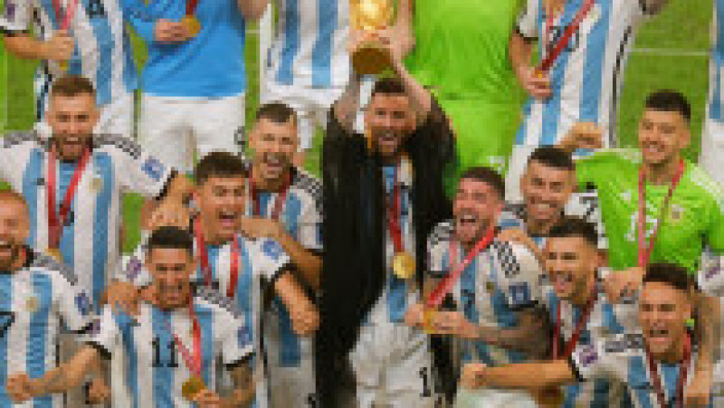 Argentina este noua campioană mondială la fotbal după ce a învins Franța la penaltiuri. Foto: Profimedia Images | Poza 12 din 32