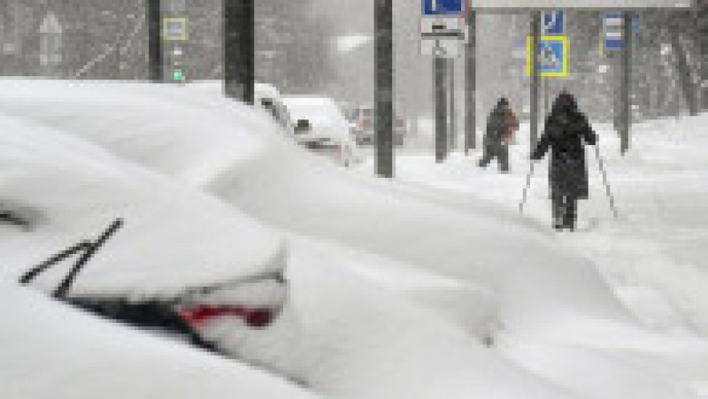 „Apocalipsă de zăpadă” la Moscova: Cea mai abundentă ninsoare din ultimul secol. Foto: Profimedia Images | Poza 12 din 22