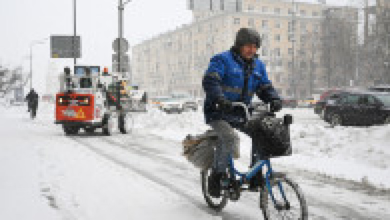 „Apocalipsă de zăpadă” la Moscova: Cea mai abundentă ninsoare din ultimul secol. Foto: Profimedia Images | Poza 16 din 22