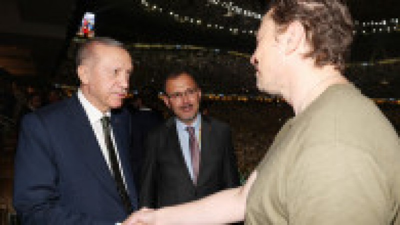 Președintele Turciei, Recep Tayyip Erdogan s-a întâlnit cu Elon Musk la finala CM din Qatar. Foto: Profimedia Images | Poza 6 din 6