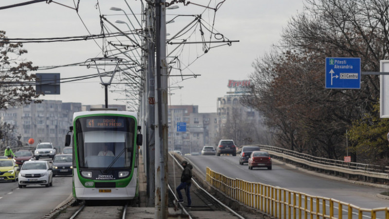 Noile tramvaie Astra au ieșit pe traseu. Foto: Inquam Photos/Octav Ganea