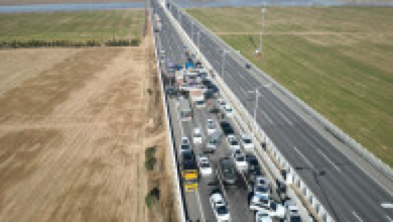 Carambol cu peste 200 de mașini pe o autostradă din China. Foto: Profimedia Images | Poza 4 din 4