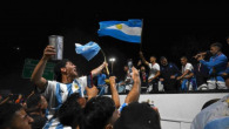 Zeci de mii de fani i-au întâmpinat pe campionii mondiali în Buenos Aires. Foto: Profimedia | Poza 1 din 10