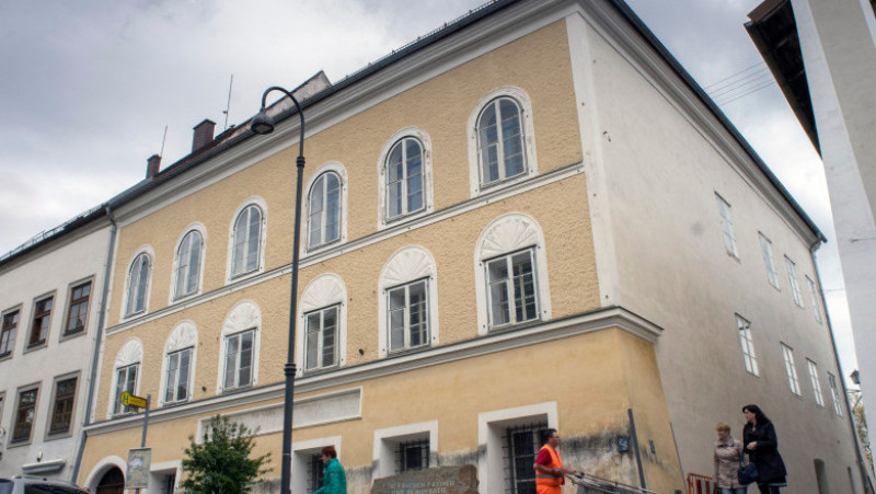 Casa se află în orașul Braunau am Inn din Austria. Foto: Profimedia Images