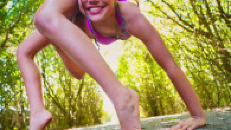 Liberty Barros din Marea Britanie este cunoscută drept "Cea mai flexibilă fată din lume". Sursa foto: Profimedia Images | Poza 3 din 24