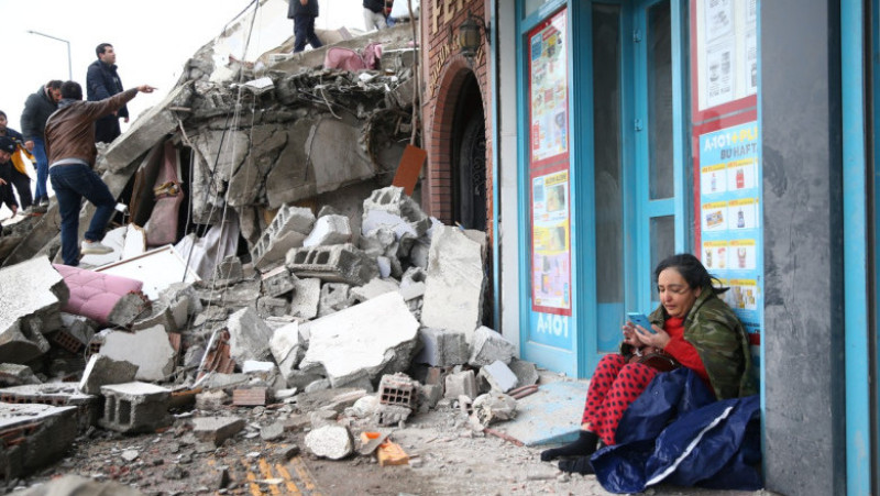 Adana a ajuns un oraș al oamenilor fără adăpost după devastatorul cutremur de luni. FOTO: Profimedia Images
