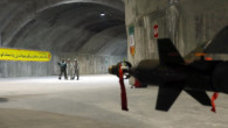 Iranul a prezentat prima bază aeriană subterană, de unde pot decola avioane de luptă. Foto: Profimedia | Poza 4 din 9