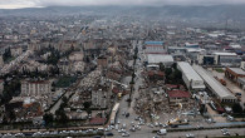 Urmările celor două cutremure de peste 7,5 grade care au lovit astăzi Turcia - orașul Hatay. Sursa foto Profimedia Images | Poza 44 din 76