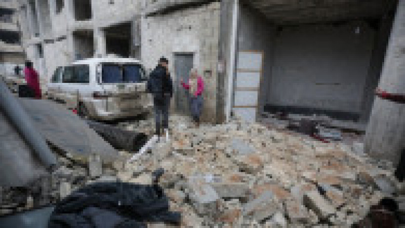 Urmările celor două cutremure de peste 7,5 grade care au lovit astăzi Turcia - orașul Alep din Siria. Sursa foto Profimedia Images | Poza 62 din 76