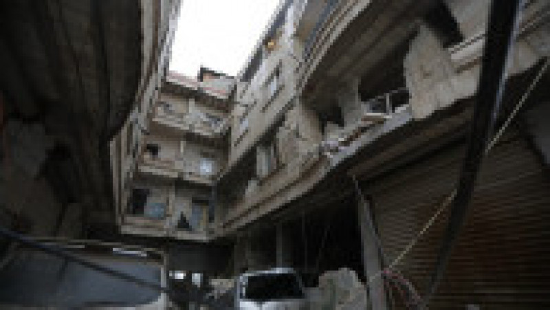 Urmările celor două cutremure de peste 7,5 grade care au lovit astăzi Turcia - orașul Alep din Siria. Sursa foto Profimedia Images | Poza 64 din 76