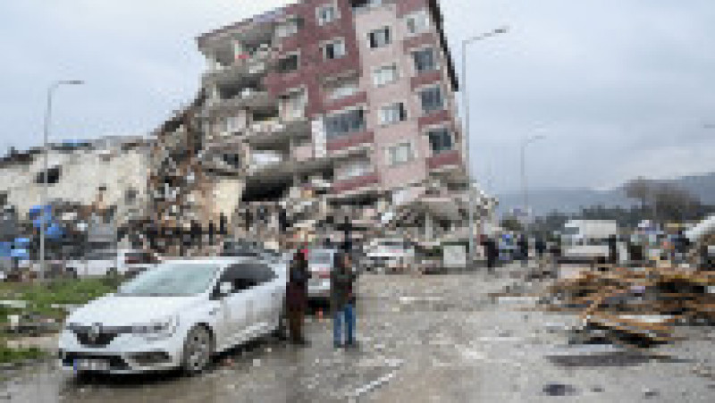 Urmările celor două cutremure de peste 7,5 grade care au lovit astăzi Turcia - orașul Hatay. Sursa foto Profimedia Images | Poza 19 din 76