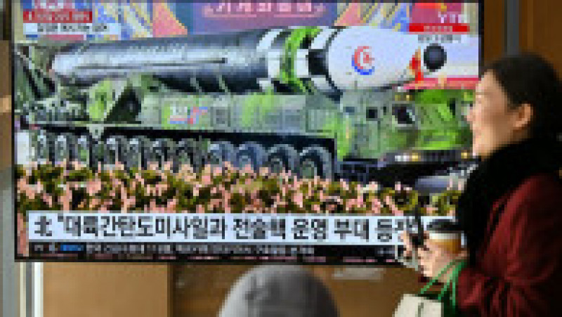 Definlre noctură în Coreea de Nord: Mai multe rachete nucleare decât niciodată și o nouă armă. În imagine, „Colosul lui Kim”. Sursa foto Profimedia Images | Poza 3 din 7