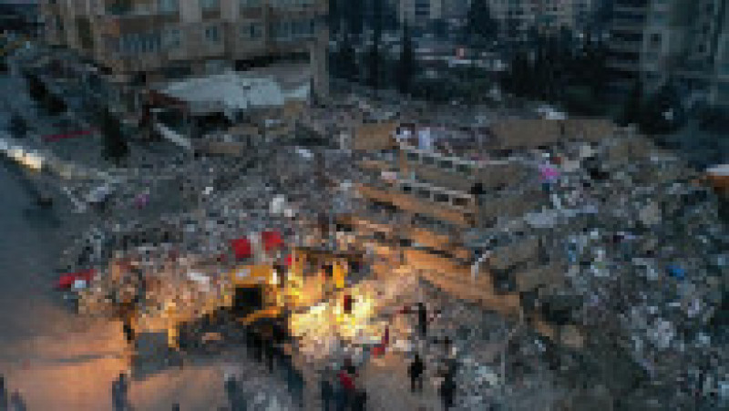 Cutremurul de 7,8 grade a devenit este cel mai mortal dezastru din Turcia de la dispariția Imperiului Otoman. Sursa foto: Profimedia Images | Poza 17 din 32