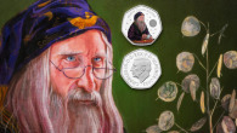 Monetăria Regală Britanică a lansat o monedă aniversară cu vrăjitorul Albus Dumbledore și Regele Charles al III-lea. Sursa foto Profimedia Images | Poza 4 din 8