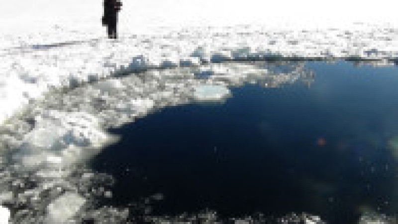 În urmă cu 10 ani, pe 15 februarie 2013, un corp ceresc intrat în atmosfera Pământului a explodat deasupra regiunii Celeabinsk din Rusia. Sursa foto Profimedia Images | Poza 14 din 20