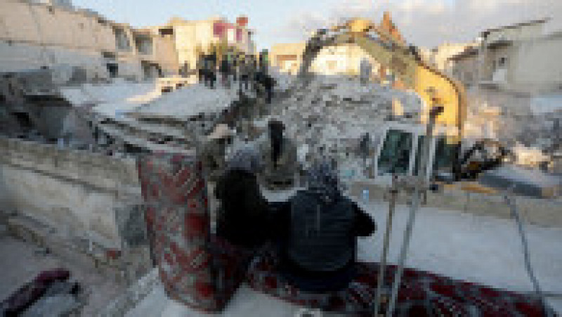 Siria, o țară deja măcinată de războiul civil care durează de peste 10 ani, a fost lovită grav de cutremurele de 7,8 și 7,6 grade produse luni în Turcia. Sursa foto: Profimedia Images | Poza 14 din 44
