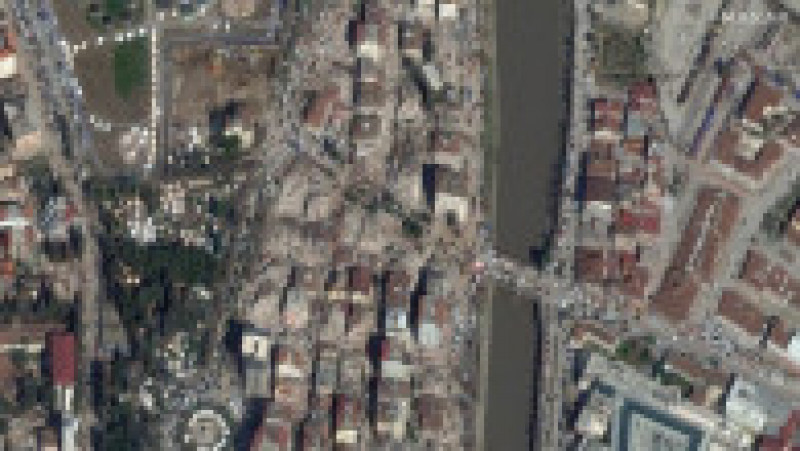 Imagini din satelit ale dezastrului dupa cutremur. FOTO: Profimedia Images | Poza 2 din 6