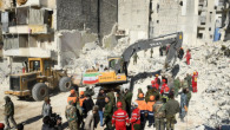 Siria, o țară deja măcinată de războiul civil care durează de peste 10 ani, a fost lovită grav de cutremurele de 7,8 și 7,6 grade produse luni în Turcia. Sursa foto: Profimedia Images | Poza 38 din 44