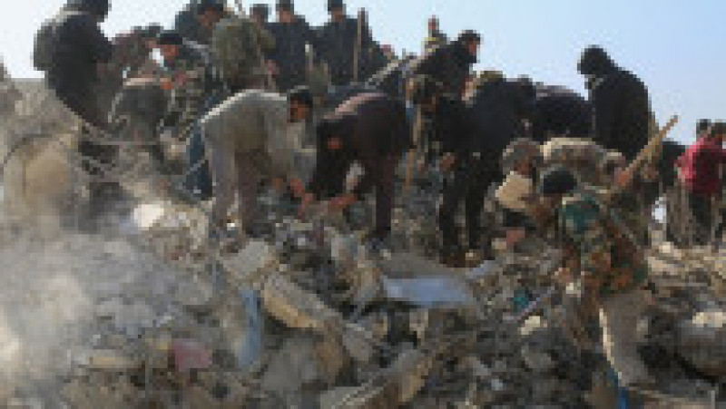 Siria, o țară deja măcinată de războiul civil care durează de peste 10 ani, a fost lovită grav de cutremurele de 7,8 și 7,6 grade produse luni în Turcia. Sursa foto: Profimedia Images | Poza 33 din 44