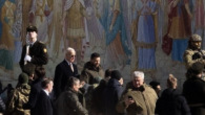 Președintele american Joe Biden a ajuns la Kiev FOTo: captură video Twitter | Poza 4 din 9
