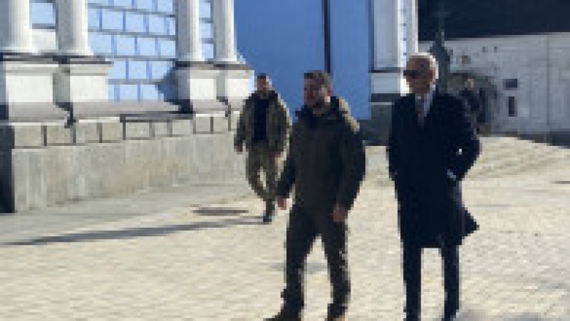 SUA iau în considerare să trimită consilieri militari suplimentari în Ucraina. Foto: Twitter. În imagine Joe biden în timpul unei vizite făcute la Kiev în februarie 2023 | Poza 6 din 9