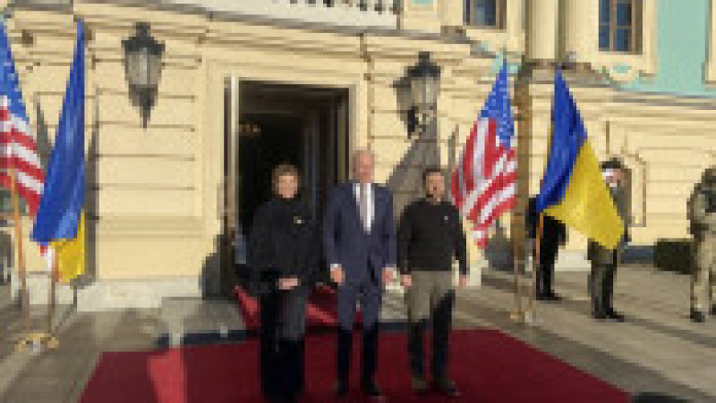 Joe Biden, vizită surpriză la Kiev. Foto: Twitter | Poza 2 din 9