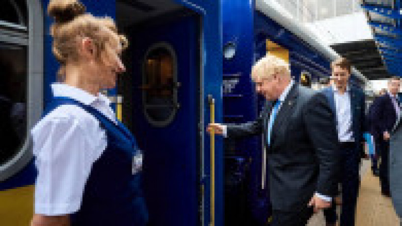 Printre personalitățile care au făcut călătorii diplomatice „secrete” cu trenurile de lux se numără și fostul premier britanic Boris Johnson. Foto: Profimedia Images | Poza 15 din 17