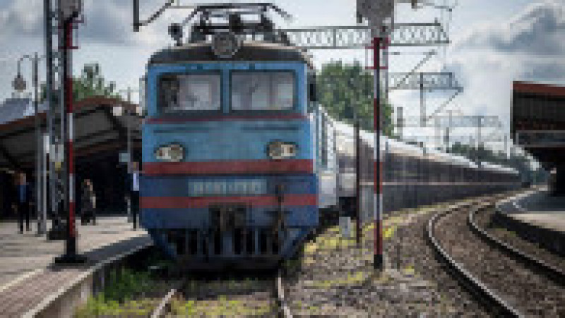 Călătoriile liderilor mondiali care vin să viziteze Kievul trebuie realizate cu trenul pentru că Ucraina nu deține controlul total asupra spațiului său aerian. Foto: Profimedia Images | Poza 16 din 17