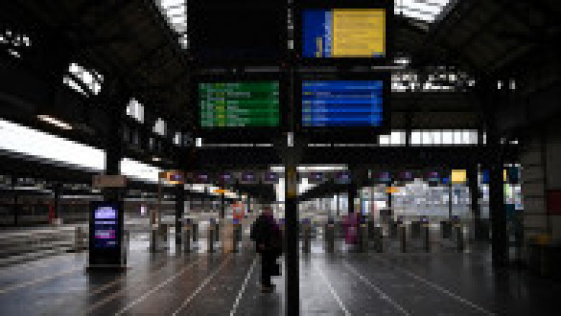Greva din transporturi a suspendat circulația trenurilor din Gare de l