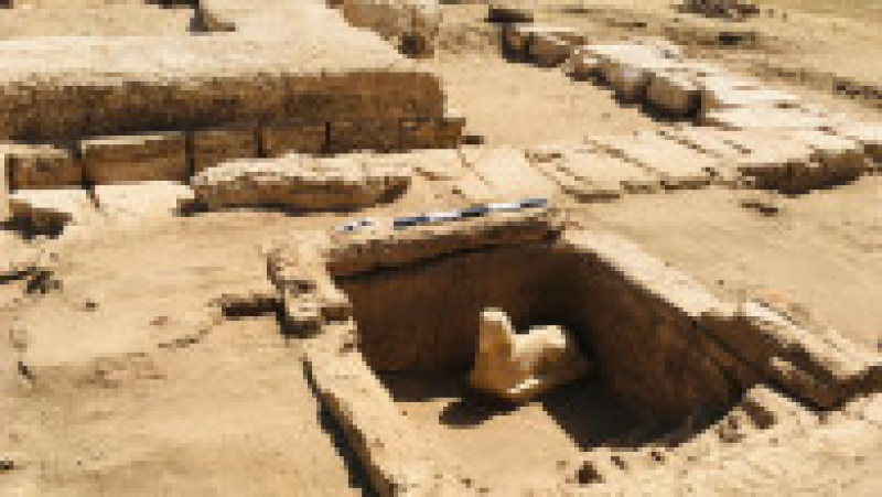 O nouă statuie în formă de sfinx a fost descoperită în Egipt. Foto: Profimedia | Poza 2 din 4