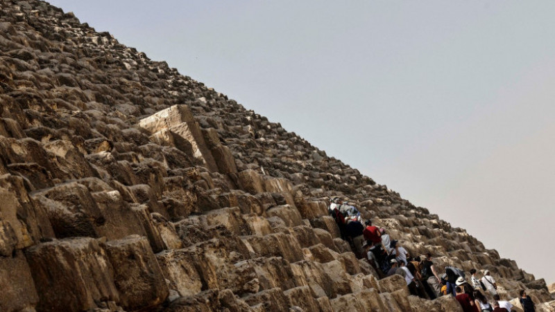Un coridor secret a fost descoperit în piramida lui Keops. FOTO: Profimedia Images