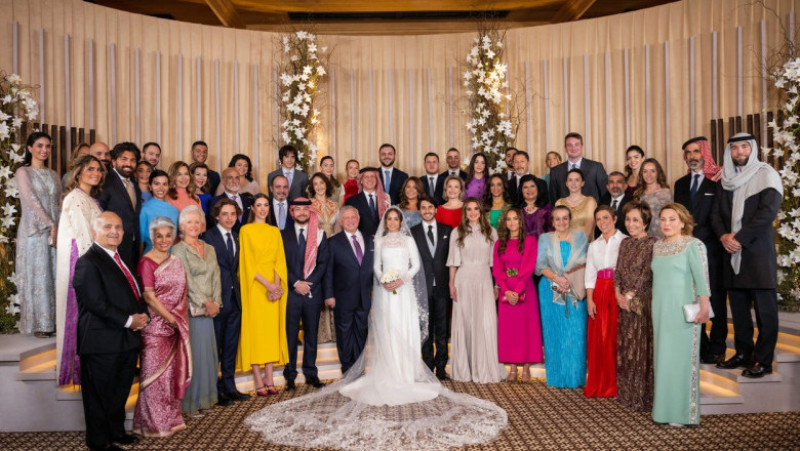Prinţesa Iman, fiica regelui Abdullah al II-lea al Iordaniei, s-a căsătorit cu un om de afaceri de origine greacă. FOTO: Profimedia Images