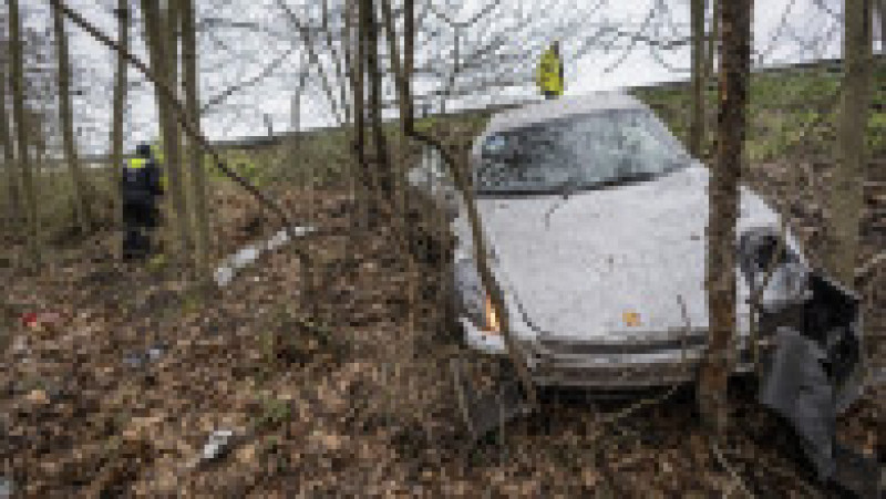Patru morți și trei mașini Porsche implicate într-un accident rutier groaznic petrecut în Germania. Sursa foto: Profimedia Images | Poza 4 din 19