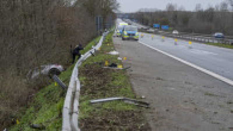 Patru morți și trei mașini Porsche implicate într-un accident rutier groaznic petrecut în Germania. Sursa foto: Profimedia Images | Poza 10 din 19