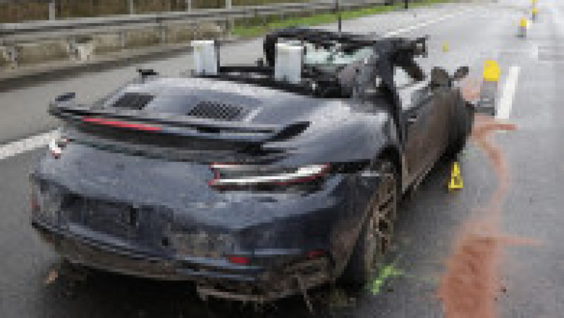 Patru morți și trei mașini Porsche implicate într-un accident rutier groaznic petrecut în Germania. Sursa foto: Profimedia Images | Poza 7 din 19