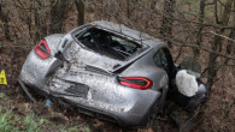 Patru morți și trei mașini Porsche implicate într-un accident rutier groaznic petrecut în Germania. Sursa foto: Profimedia Images | Poza 13 din 19