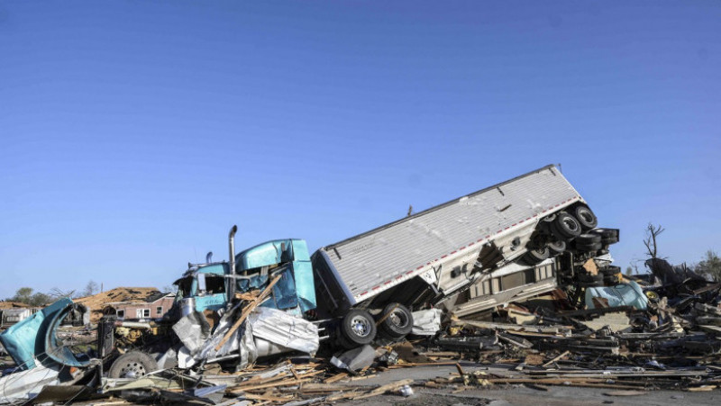 Cartiere întregi din Mississippi s-au prăbușit în 10 minute. FOTO: Profimedia Images