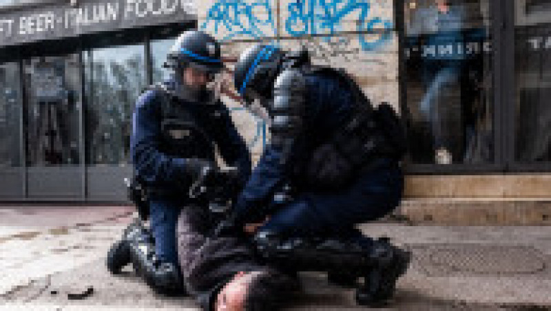 Proteste violente în Franța. Foto: Profimedia | Poza 7 din 7