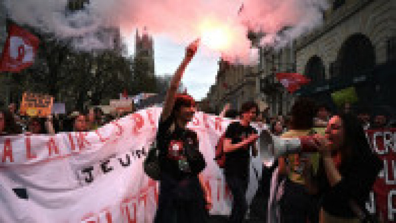Proteste violente în Franța. Foto: Profimedia | Poza 2 din 7